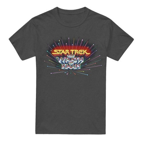 Front - Star Trek Unisex Adult Khan Logo T-Shirt