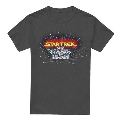 Front - Star Trek Unisex Adult Khan Logo T-Shirt