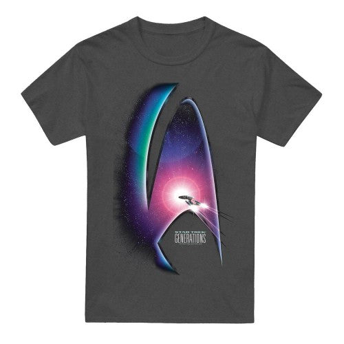 Front - Star Trek Unisex Adult Generations T-Shirt
