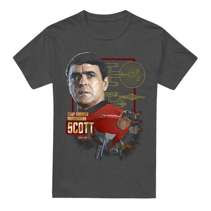 Front - Star Trek Unisex Adult Chief Engineer Scott T-Shirt