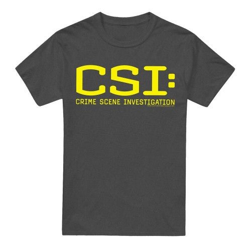 Front - CSI Unisex Adult Logo T-Shirt