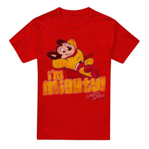 Front - Mighty Mouse Unisex Adult I´m Mighty T-Shirt