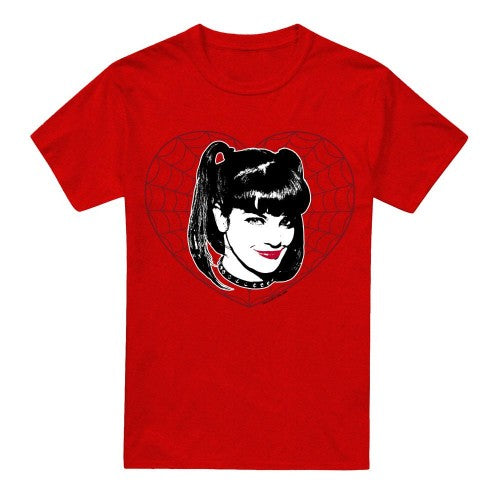 Front - NCIS Unisex Adult Abby Heart T-Shirt