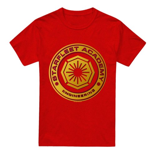 Front - Star Trek Unisex Adult Engineering T-Shirt