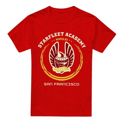 Front - Star Trek Unisex Adult Academy Heraldry T-Shirt