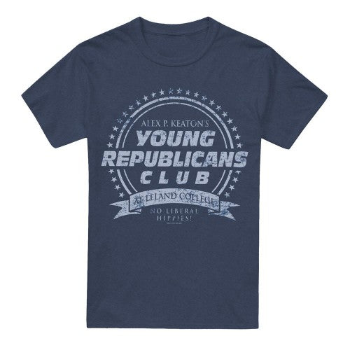 Front - Family Ties Unisex Adult Young Republicans Club T-Shirt