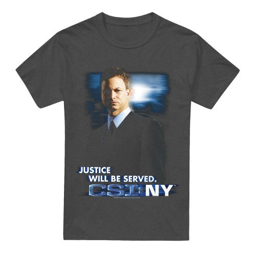 Front - CSI: NY Unisex Adult Justice Served T-Shirt