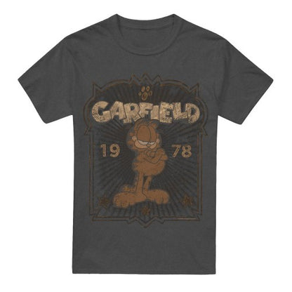 Front - Garfield Unisex Adult Est 1978 T-Shirt