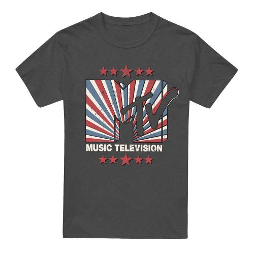 Front - MTV Unisex Adult Americana T-Shirt