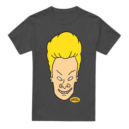 Front - Beavis & Butthead Unisex Adult Headshot T-Shirt