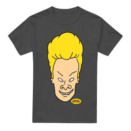 Front - Beavis & Butthead Unisex Adult Headshot T-Shirt
