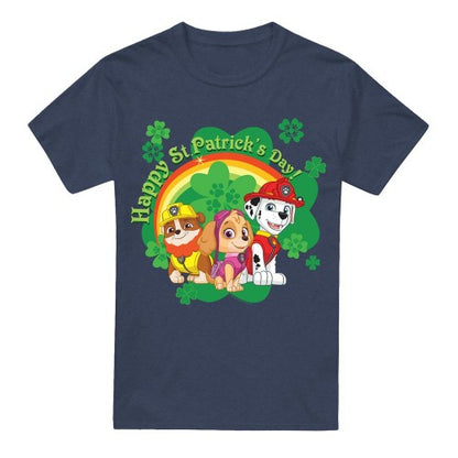 Front - Paw Patrol Unisex Adult Team St Patricks Day T-Shirt