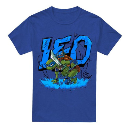 Front - Tales of the Teenage Mutant Ninja Turtles Unisex Adult Groundbreaking Leonardo T-Shirt