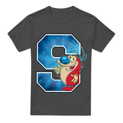 Front - Ren & Stimpy Unisex Adult S Is For Stimpy T-Shirt