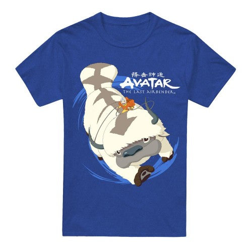 Front - Avatar: The Last Airbender Unisex Adult In Flight Appa T-Shirt