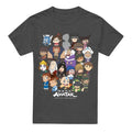 Front - Avatar: The Last Airbender Unisex Adult Chibi Group T-Shirt