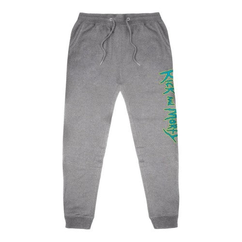 Front - Rick And Morty Mens Logo Jogging Bottoms