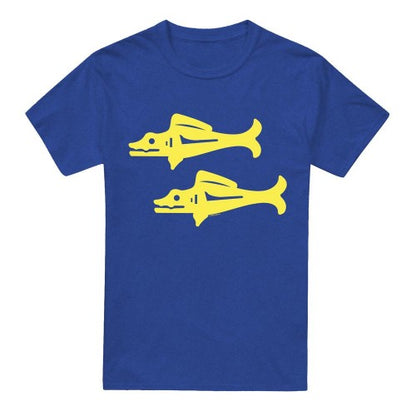 Front - Legends of the Hidden Temple Unisex Adult Blue Barracudas T-Shirt