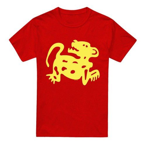 Front - Legends of the Hidden Temple Unisex Adult Red Jaguars T-Shirt