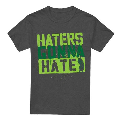 Front - SpongeBob SquarePants Unisex Adult Haters Gonna Hate T-Shirt