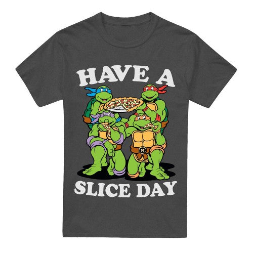 Front - Teenage Mutant Ninja Turtles Unisex Adult Have A Slice Day T-Shirt