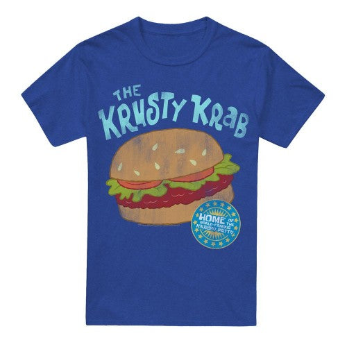 Front - SpongeBob SquarePants Unisex Adult Krusty Krab T-Shirt