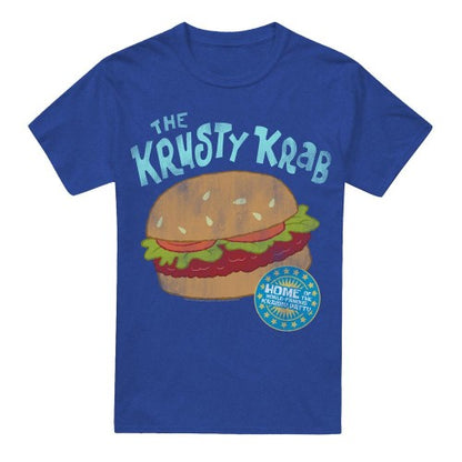 Front - SpongeBob SquarePants Unisex Adult Krusty Krab T-Shirt
