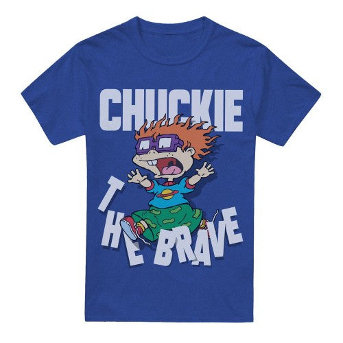 Front - Rugrats Unisex Adult Chuckie The Brave T-Shirt