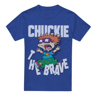 Front - Rugrats Unisex Adult Chuckie The Brave T-Shirt