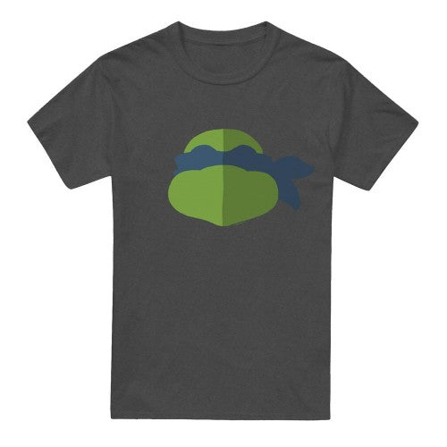 Front - Teenage Mutant Ninja Turtles Unisex Adult Leonardo Face T-Shirt