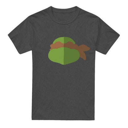 Front - Teenage Mutant Ninja Turtles Unisex Adult Michelangelo Face T-Shirt