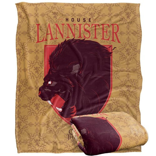 Front - Game Of Thrones House Lannister Blanket