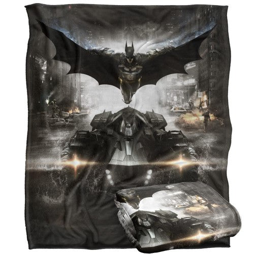 Front - Batman Arkham Knight Batmobile Blanket