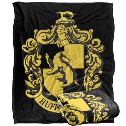 Front - Harry Potter Hufflepuff Crest Blanket