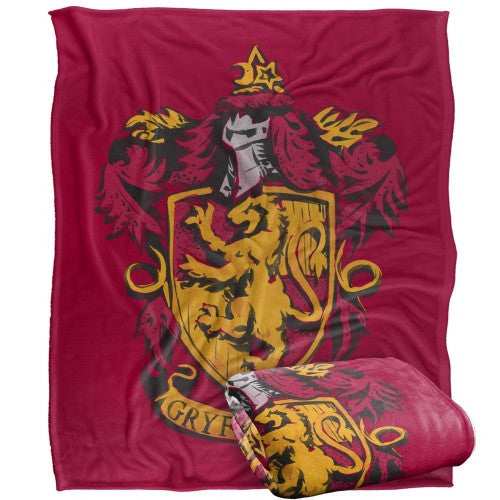 Front - Harry Potter Gryffindor Painted Blanket