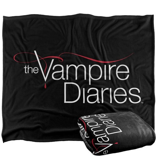 Front - Vampire Diaries Logo Blanket