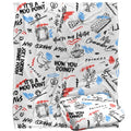 Front - Friends Doodles Blanket