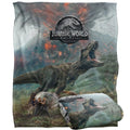 Front - Jurassic World T-Rex Blanket