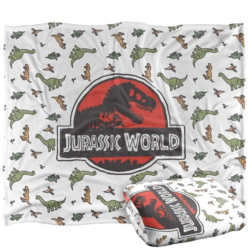 Front - Jurassic World Sketch Blanket
