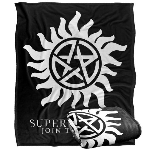 Front - Supernatural Logo Blanket