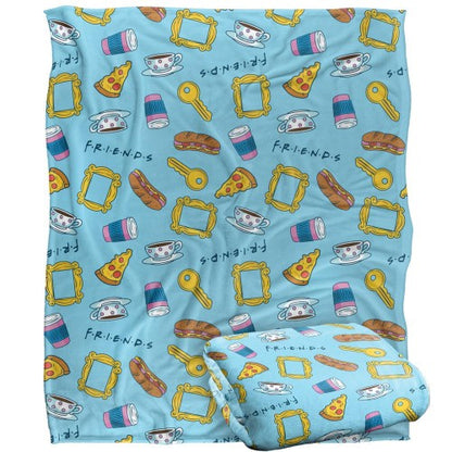 Front - Friends All-Over Print Blanket