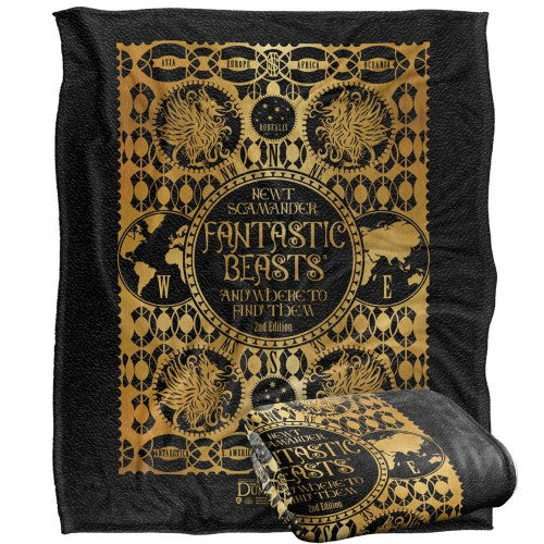 Front - Fantastic Beasts Art Deco Blanket