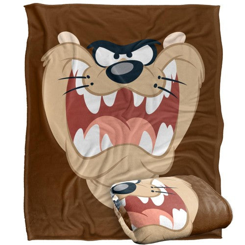 Front - Looney Tunes Taz Blanket