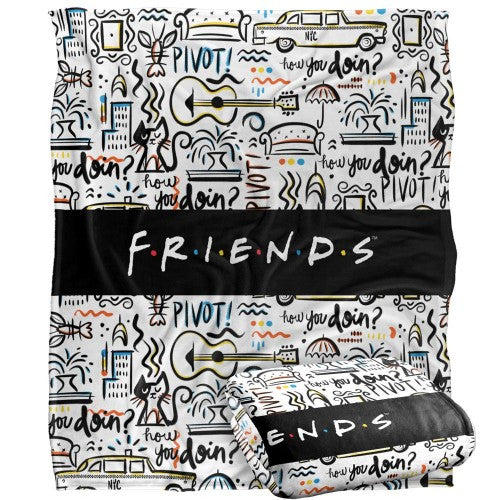 Front - Friends Logo Blanket