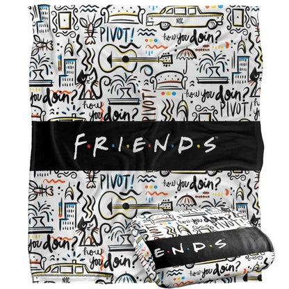 Front - Friends Logo Blanket