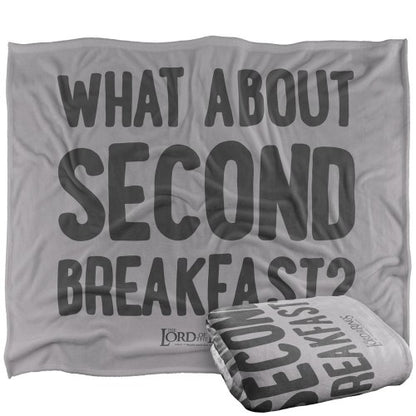 Front - Lord Of The Rings Second Breakfast Quote Blanket