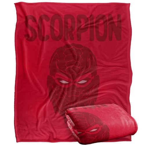 Front - Mortal Kombat Head Scorpion Blanket