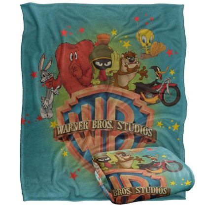 Front - Looney Tunes Character Poses Blanket