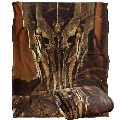 Front - Lord Of The Rings Photograph Sauron Blanket