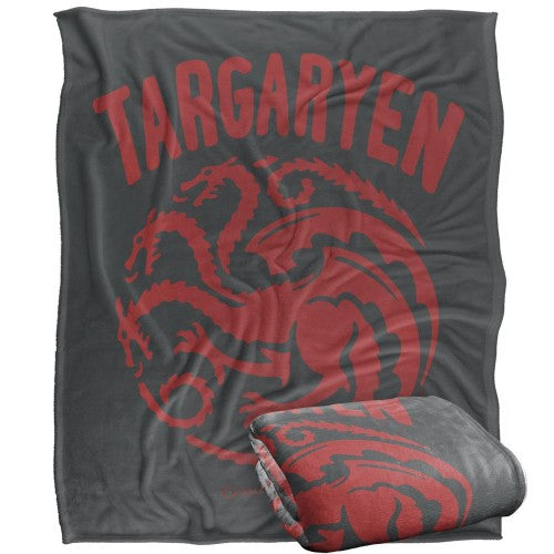 Front - Game Of Thrones Targaryen Crest Blanket